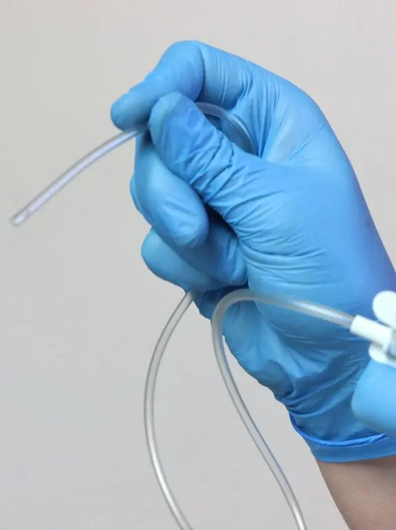 Sterile endotracheal suction catheter with airway suction equipment used in intensive care