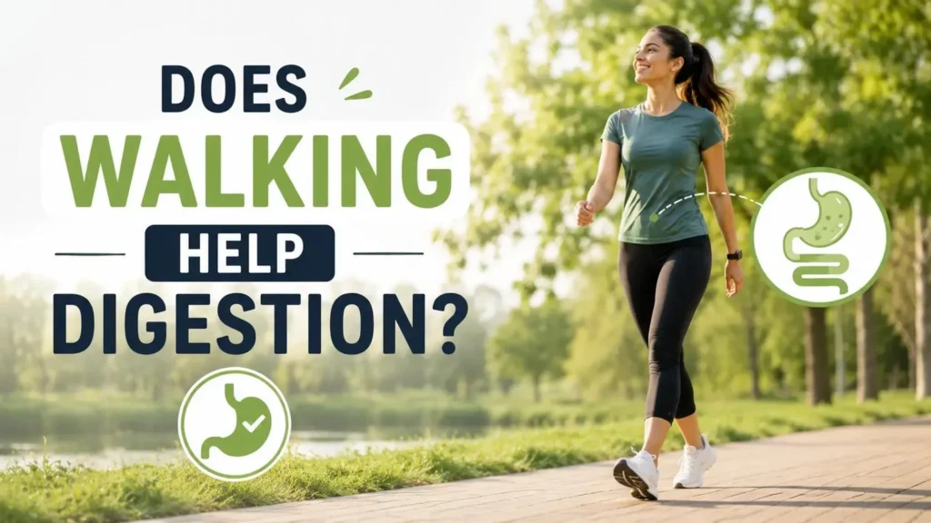 Person walking regularly as part of a healthy routine for constipation prevention