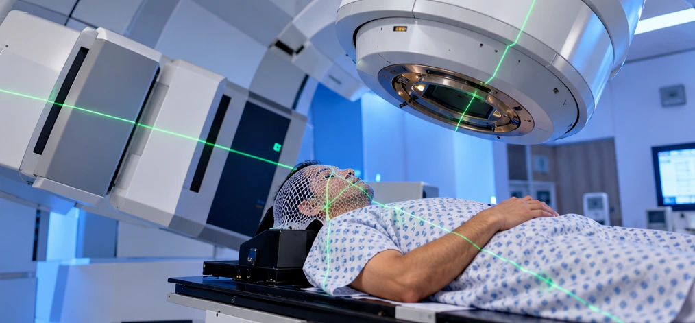 Patient receiving chemotherapy as part of cancer treatment modalities